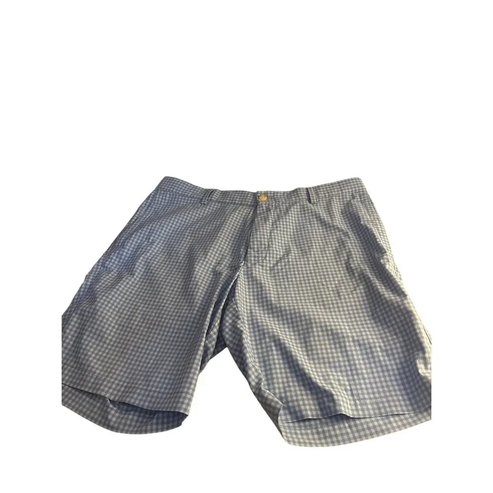 Men’s Peter Millar Blue Check Shorts size 33